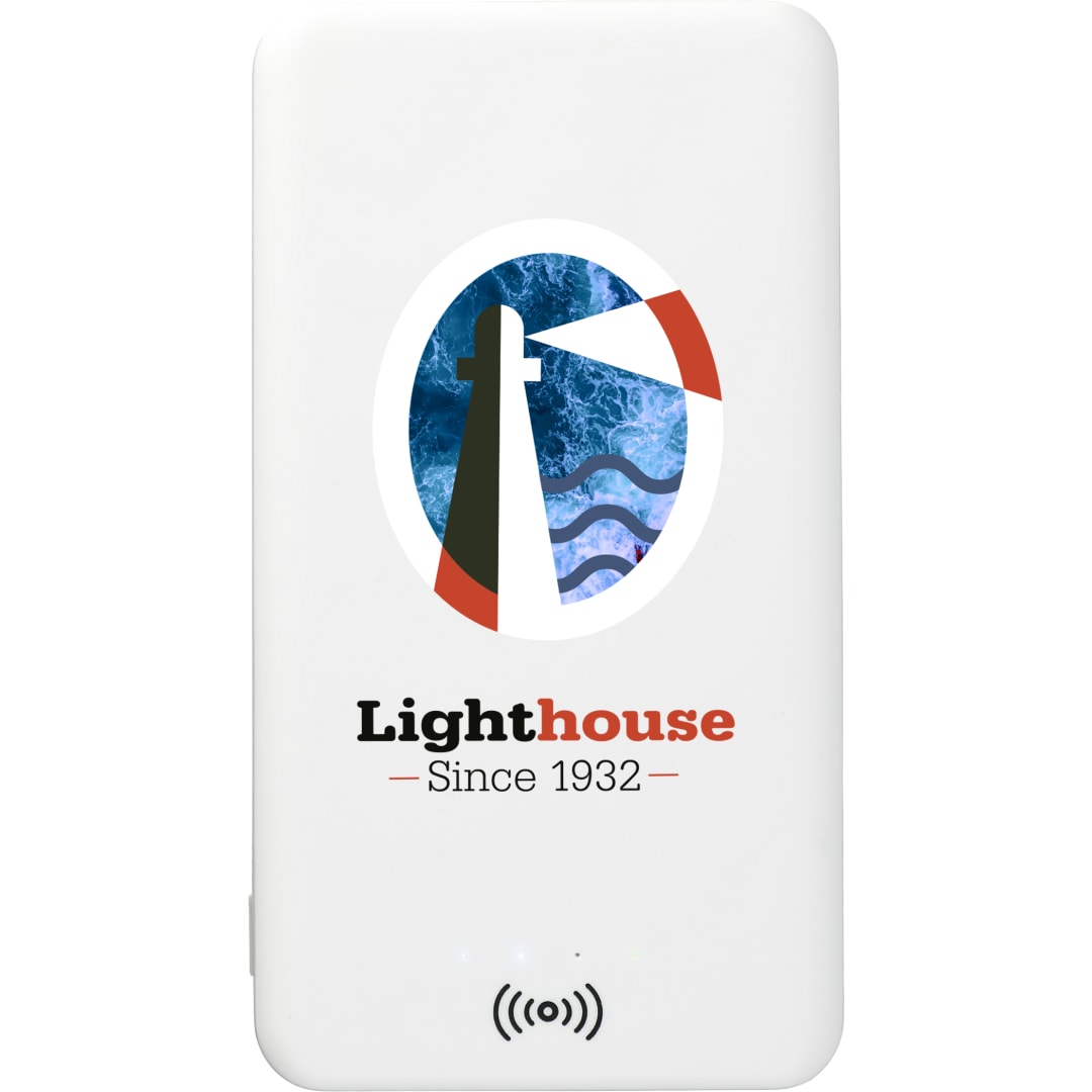 Axial 4000 mAh Wireless Power Bank - SM-2826 White