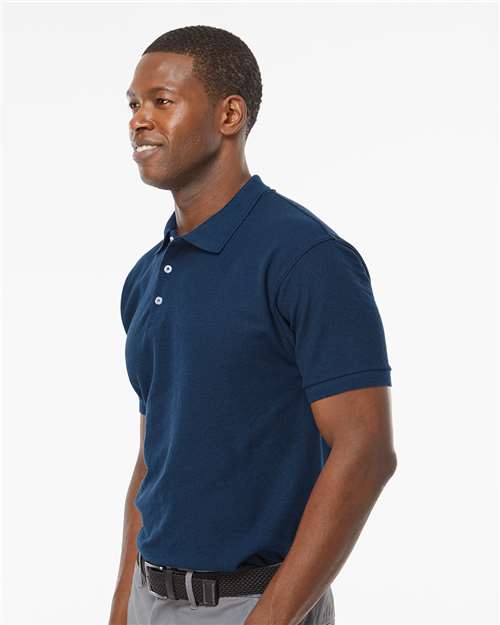 M&O Soft Touch Polo - 7006 - 7006M Bright Navy