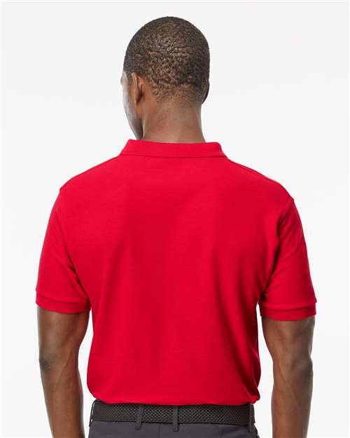 M&O Soft Touch Polo - 7006 - 7006M Bright Red