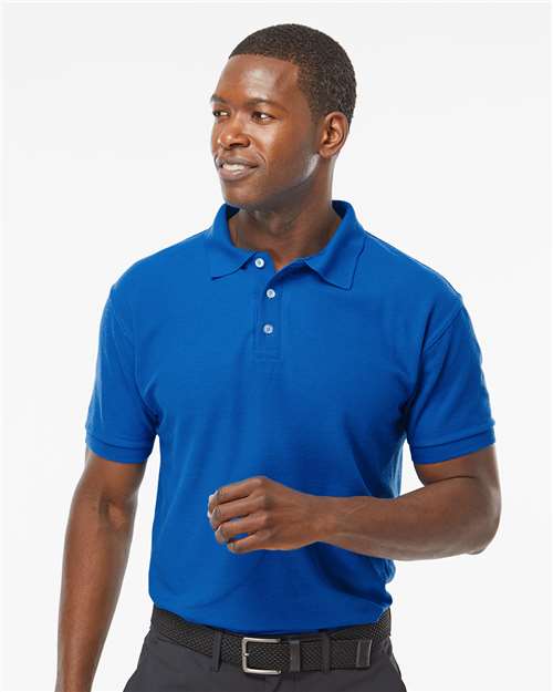 M&O Soft Touch Polo - 7006 - 7006M Bright Royal