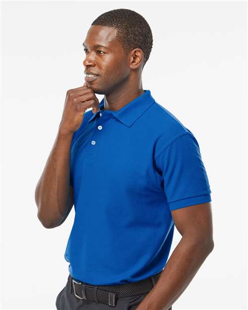 M&O Soft Touch Polo - 7006 - 7006M Bright Royal