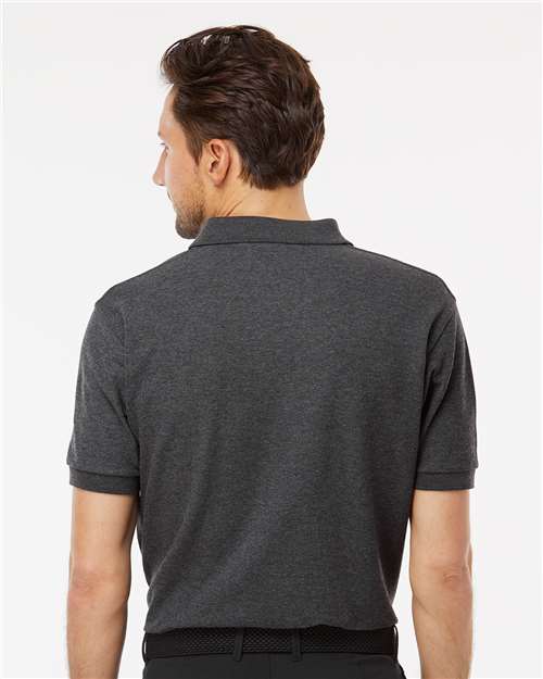 M&O Soft Touch Polo - 7006 - 7006M Dark Heather