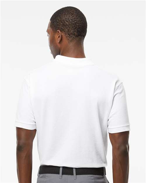 M&O Soft Touch Polo - 7006 - 7006M Fine White