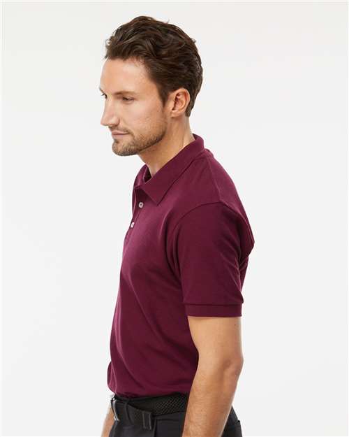 M&O Soft Touch Polo - 7006 - 7006M Maroon