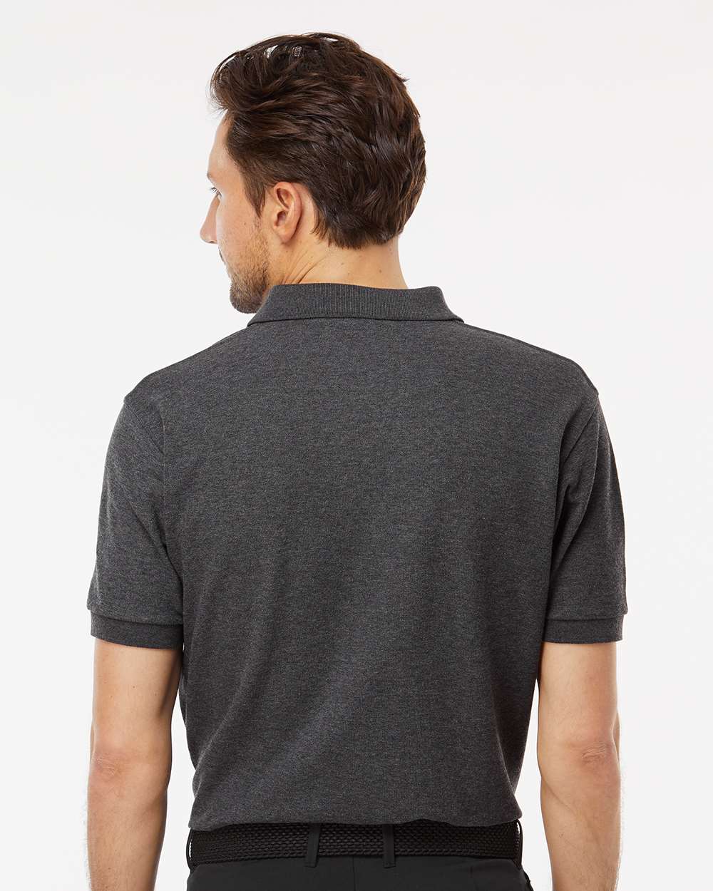 M&O Soft Touch Polo - 7006 - 7006M Dark Heather