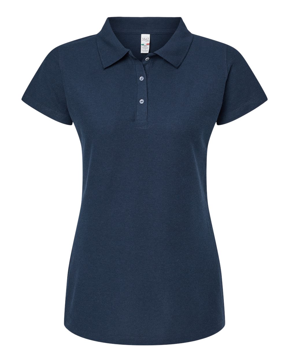 M&O Women's Soft Touch Polo - 7007 - 7007M Bright Navy