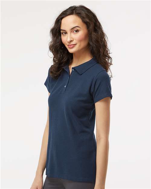 M&O Women's Soft Touch Polo - 7007 - 7007M Bright Navy
