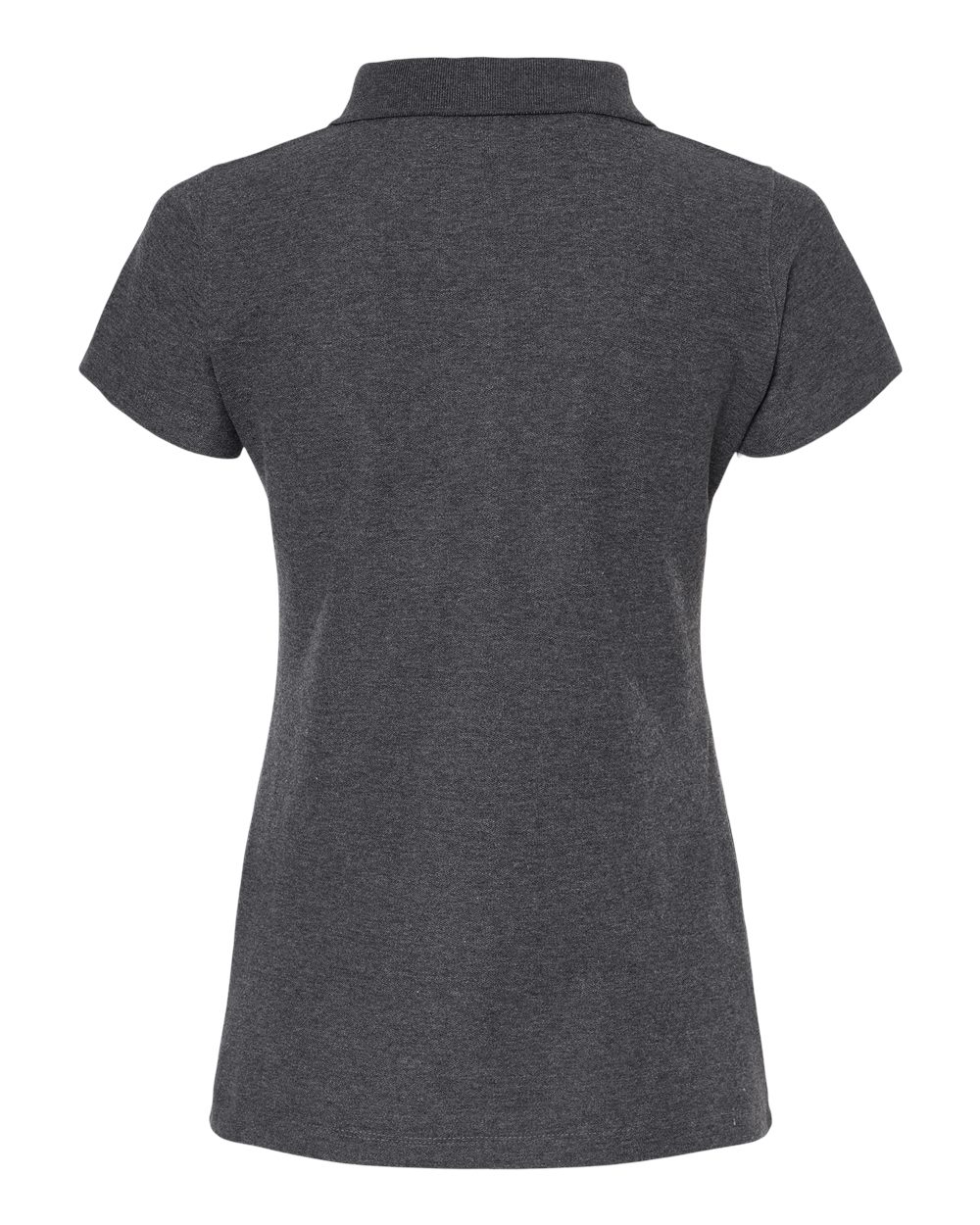 M&O Women's Soft Touch Polo - 7007 - 7007M Dark Heather