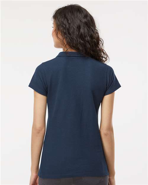 M&O Women's Soft Touch Polo - 7007 - 7007M Bright Navy