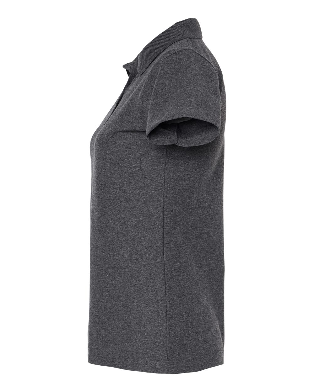 M&O Women's Soft Touch Polo - 7007 - 7007M Dark Heather