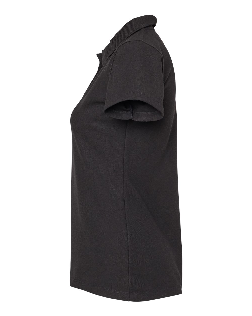 M&O Women's Soft Touch Polo - 7007 - 7007M Fine Black