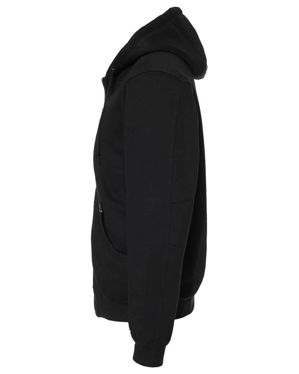 DRI DUCK Men's Crossfire Heavyweight Power Fleece Hooded Jacket with Thermal Lining - 7033 Black