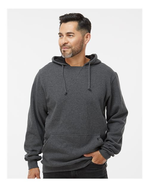 DRI DUCK Men's Woodland Fleece Hooded Pullover - 7035 Dark Oxford