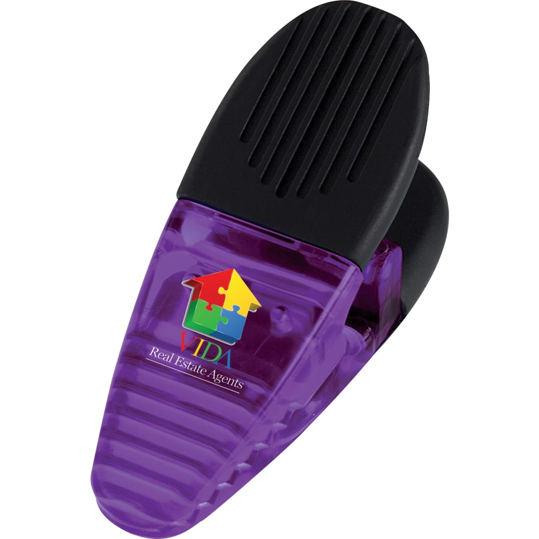 Bullet Magnetic Memo Clip - SM-3266 Purple