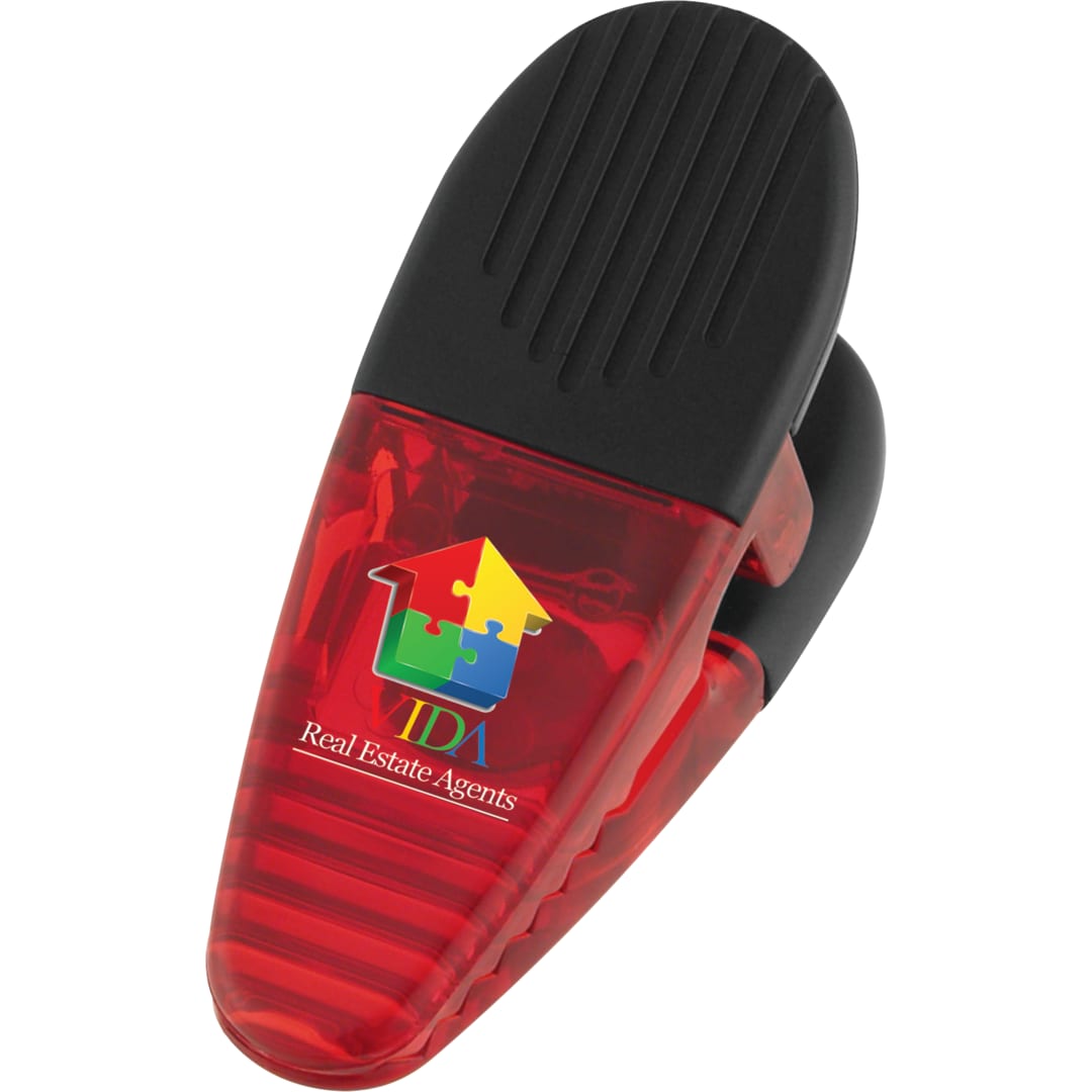 Bullet Magnetic Memo Clip - SM-3266 Red