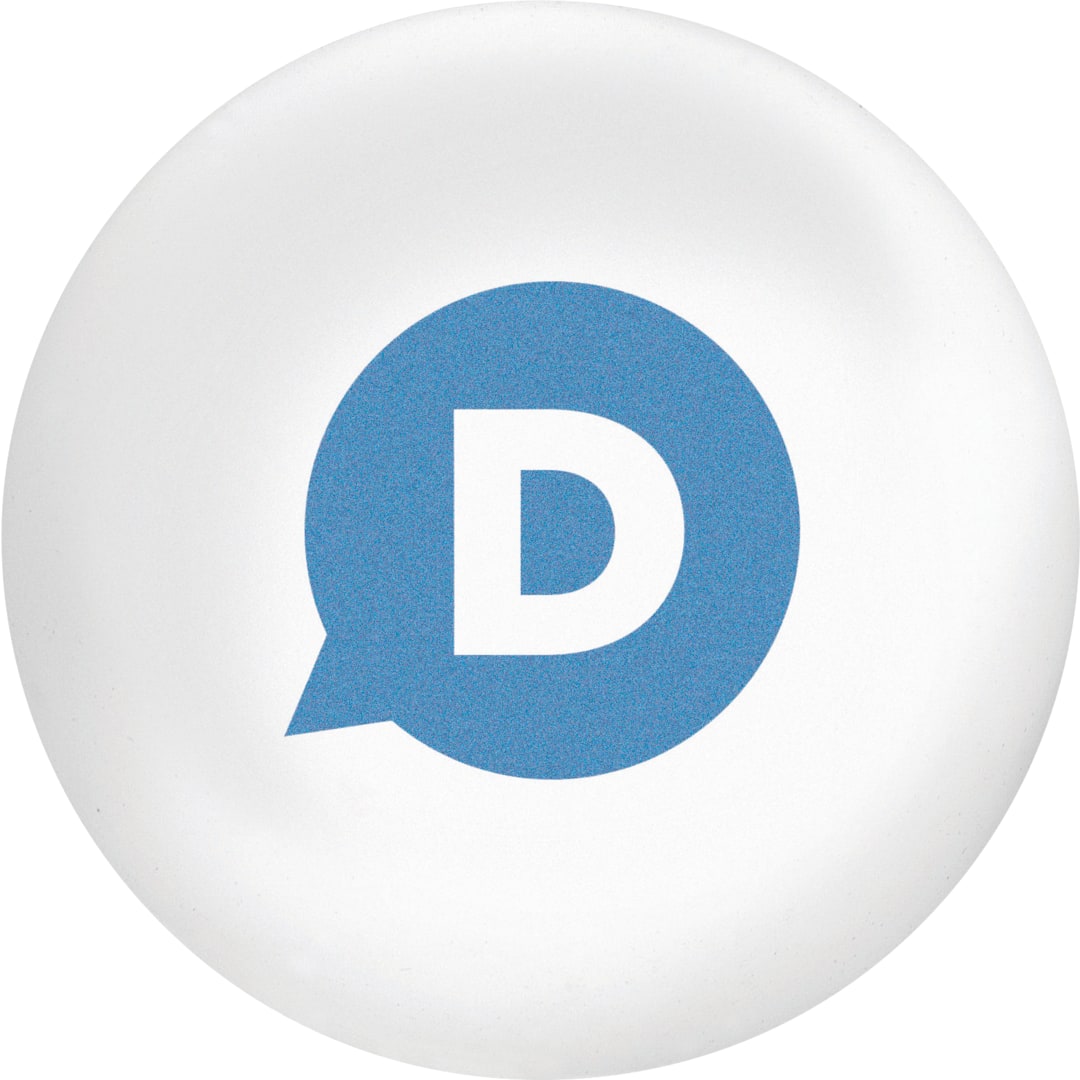 Round Stress Reliever - SM-3345 White