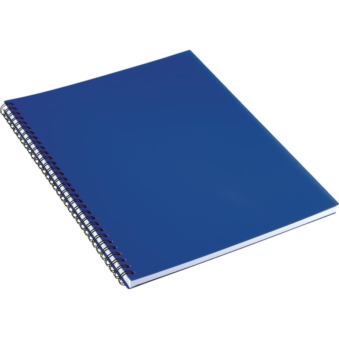 8.5" x 11" Lg Business Spiral Notebook - SM-3412 Blue