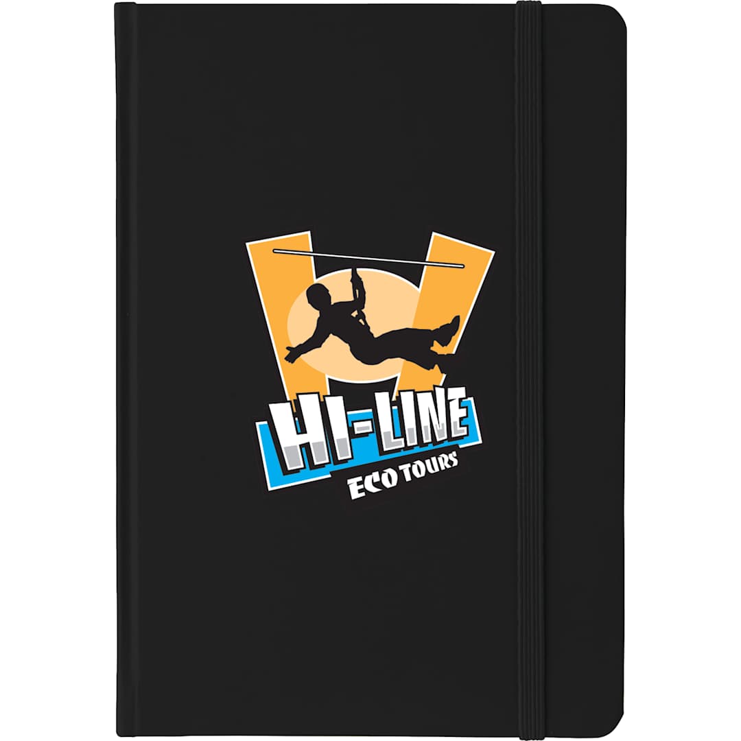Bullet 5" x 7" Large Rainbow Notebook - SM-3414 Black