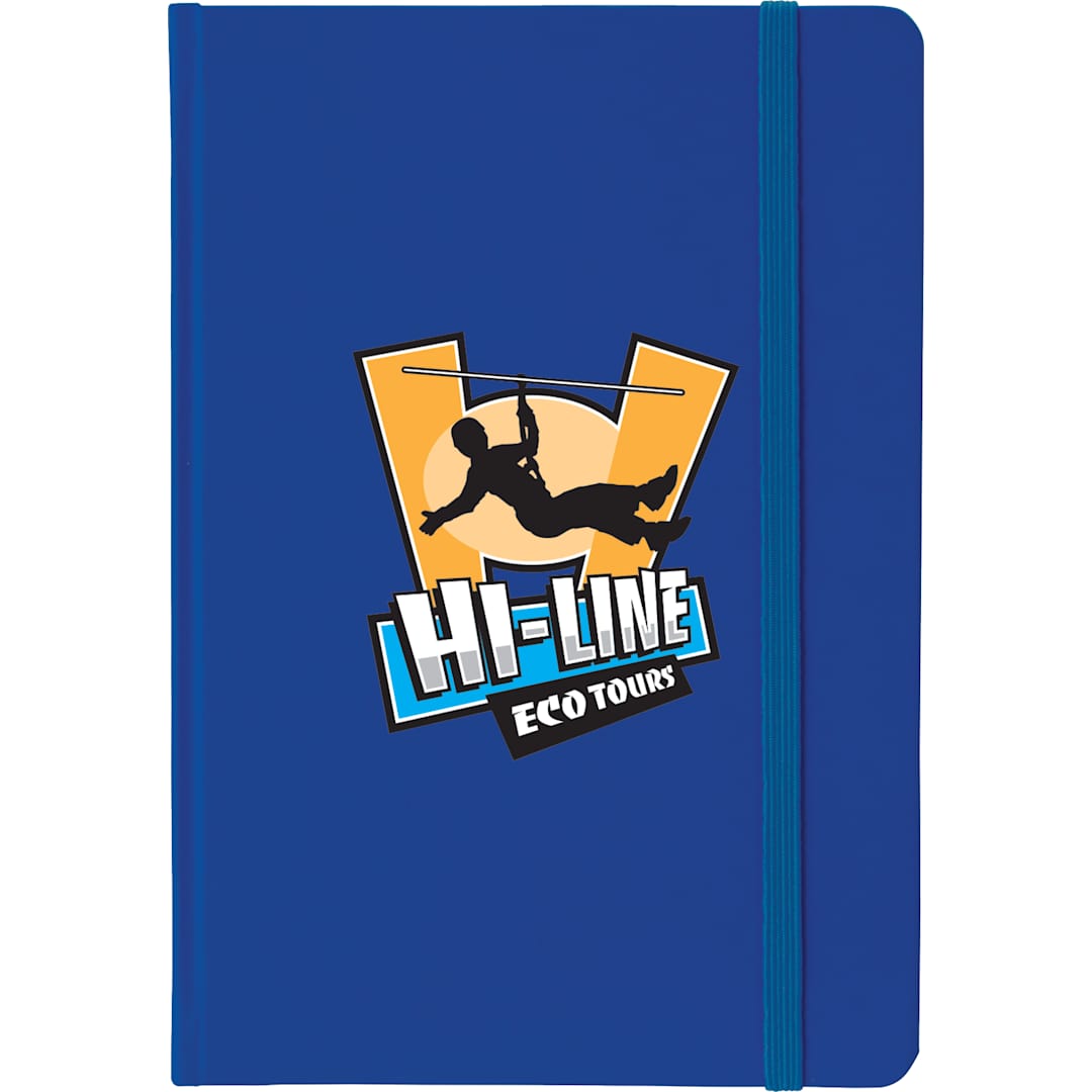 Bullet 5" x 7" Large Rainbow Notebook - SM-3414 Blue
