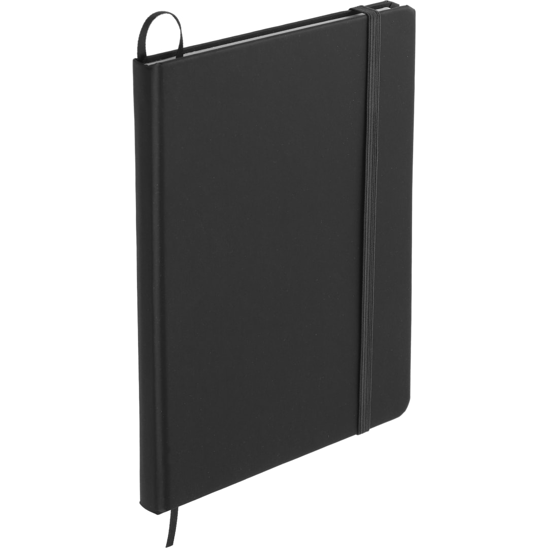 5" x 7" Snap Elastic Closure Notebook - SM-3443 Black