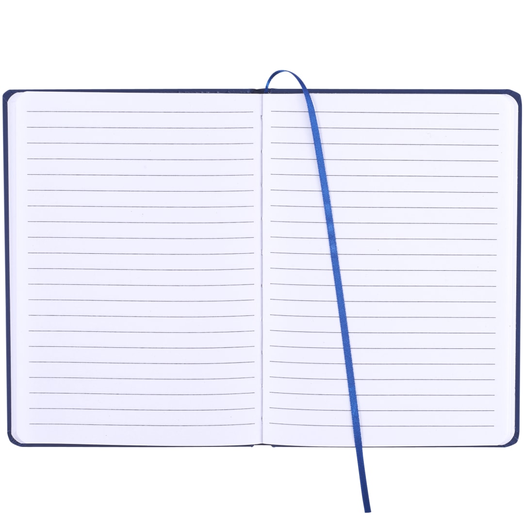 Bullet 5" x 7" Snap Elastic Closure Notebook - SM-3443 Blue