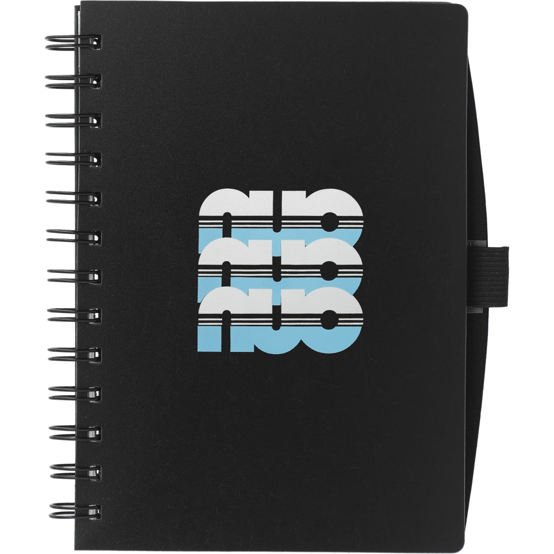 5.5" x 7" Coordinator Spiral Notebook - SM-3450 Black
