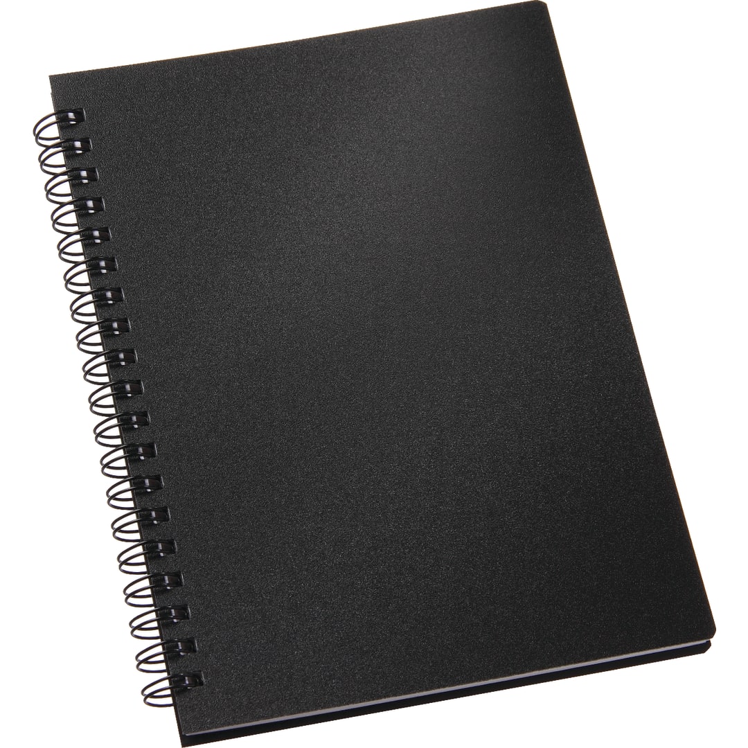 5" x 7" Duchess Spiral Notebook - SM-3455 Black