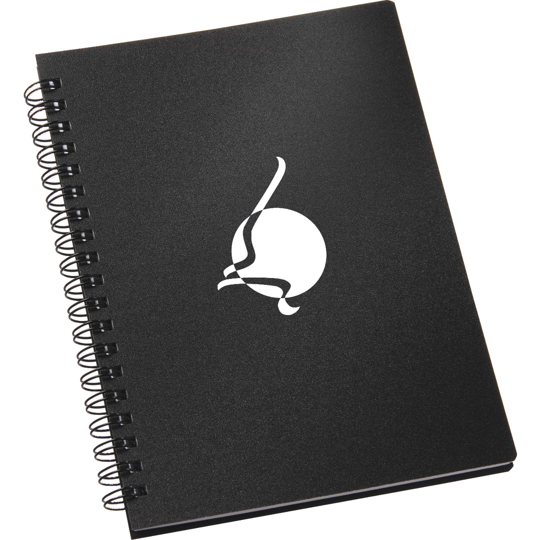 5" x 7" Duchess Spiral Notebook - SM-3455 Black