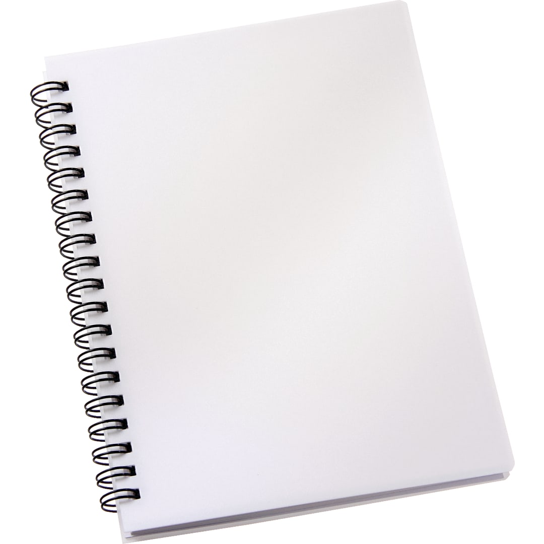 5" x 7" Duchess Spiral Notebook - SM-3455 White