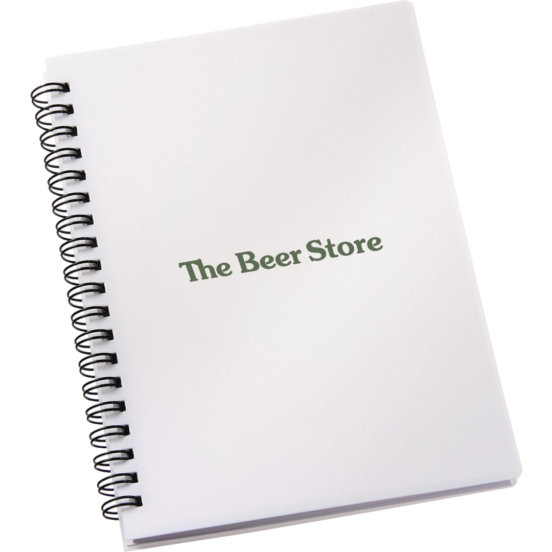 5" x 7" Duchess Spiral Notebook - SM-3455 White