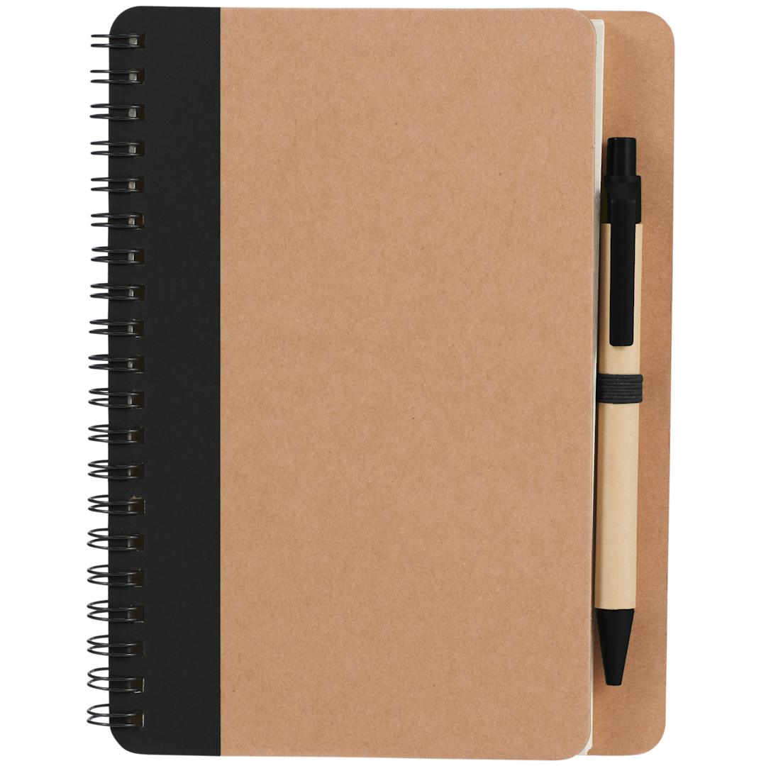  5" x 7" Eco Spiral Notebook with Pen - SM-3468