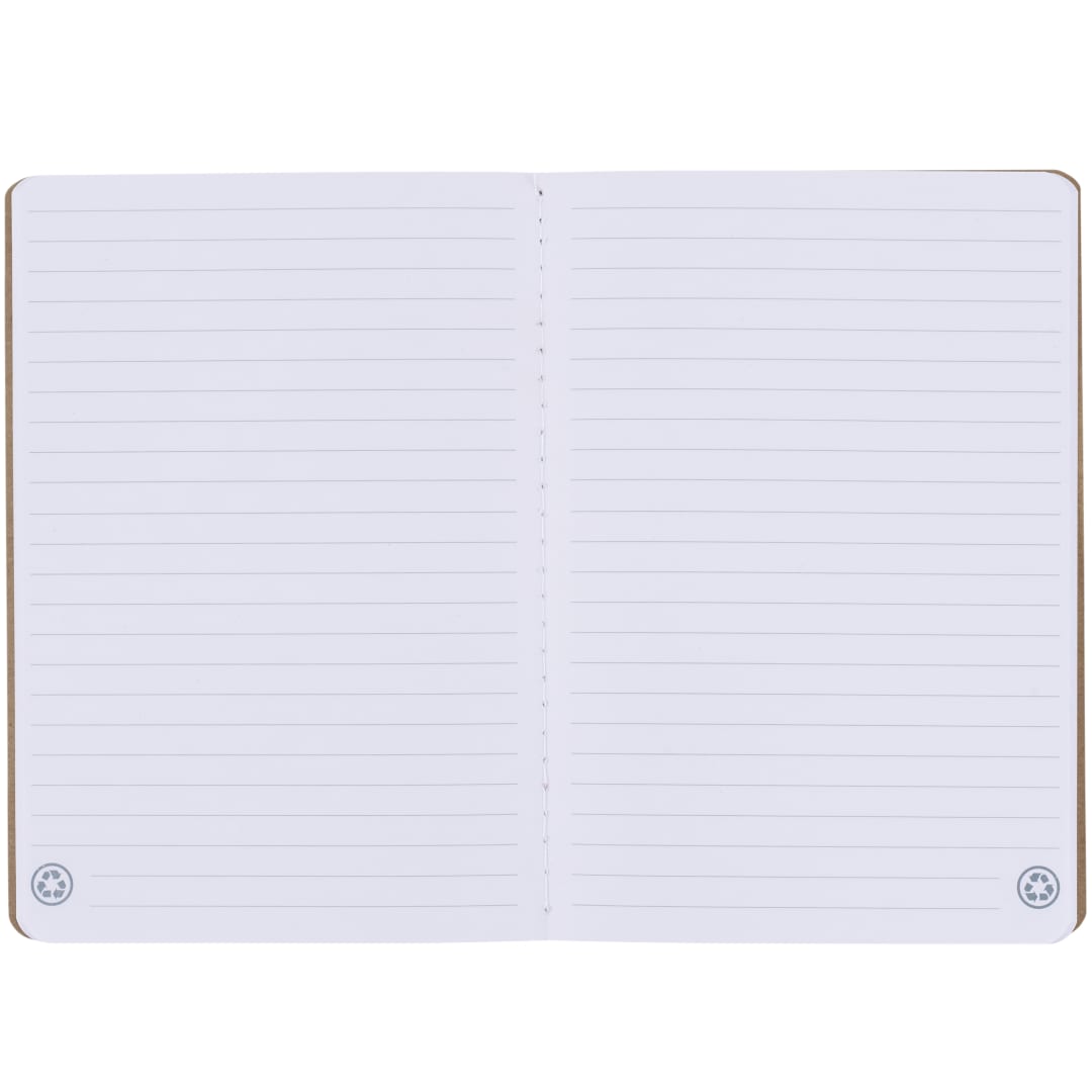 5" x 7" Recycled Pocket Notebook - SM-3484 Natural