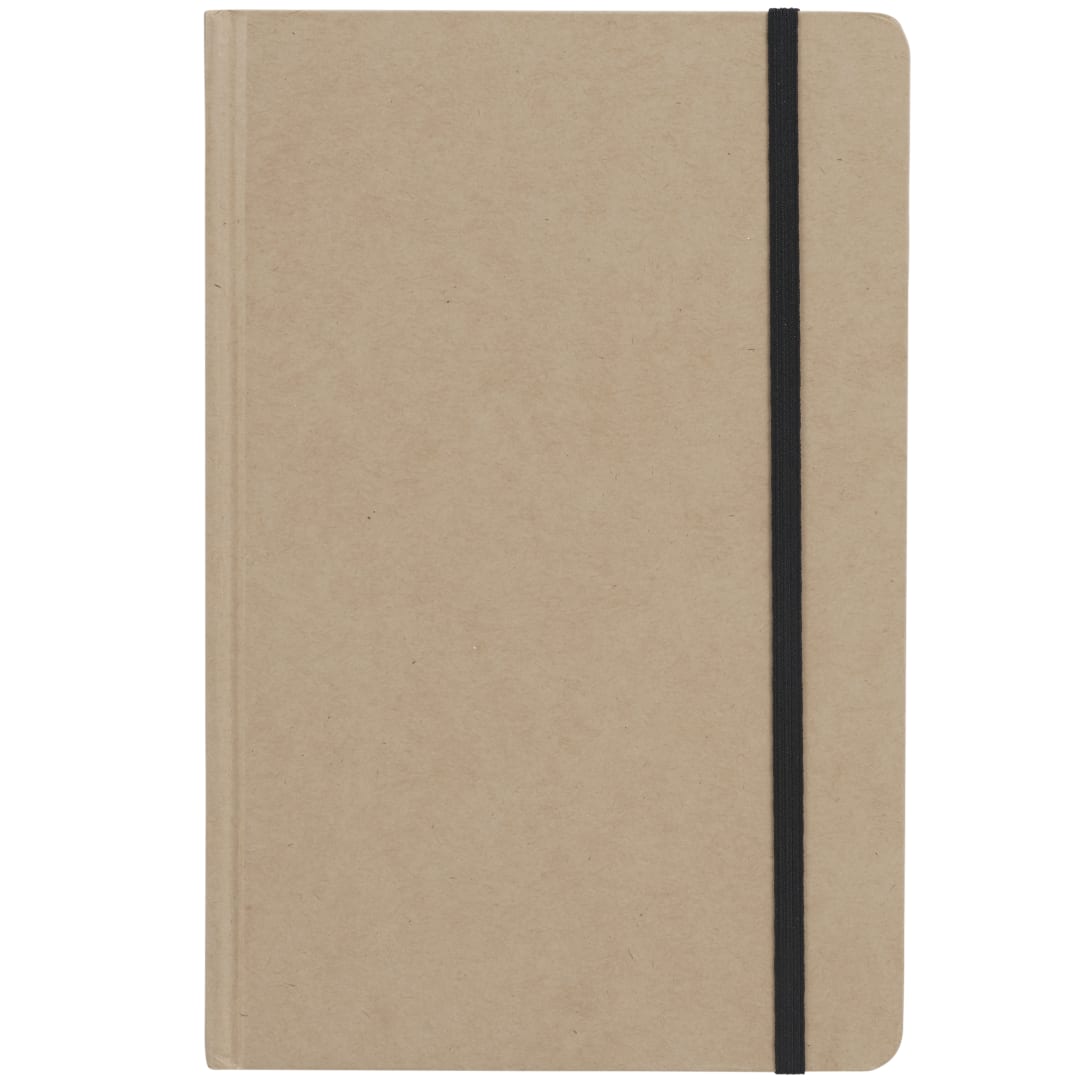 5.5" x 8.5" Snap Large Eco Notebook - SM-3489 Natural