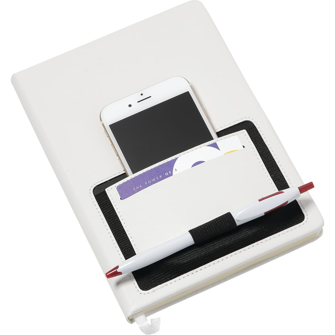6" x 8" Moda Notebook - SM-3500 White