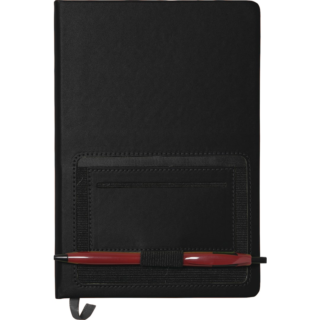 Bullet 6" x 8" Moda Notebook - SM-3500 Black