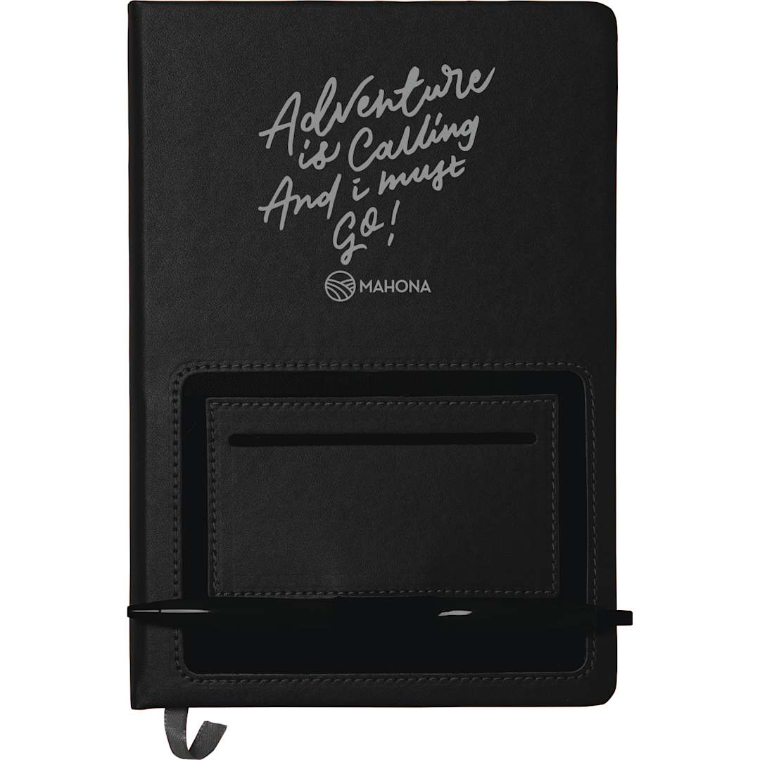 Bullet 6" x 8" Moda Notebook - SM-3500 Black