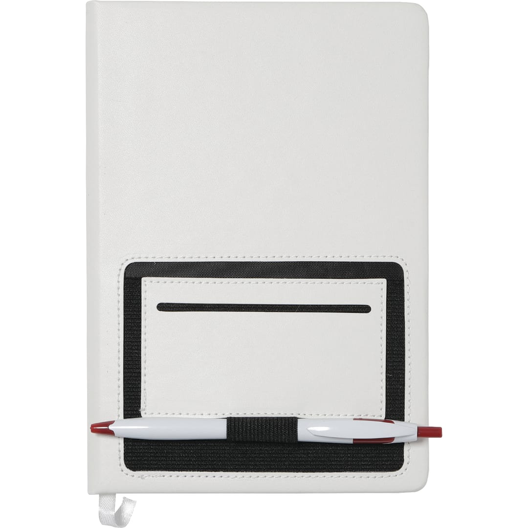 Bullet 6" x 8" Moda Notebook - SM-3500 White