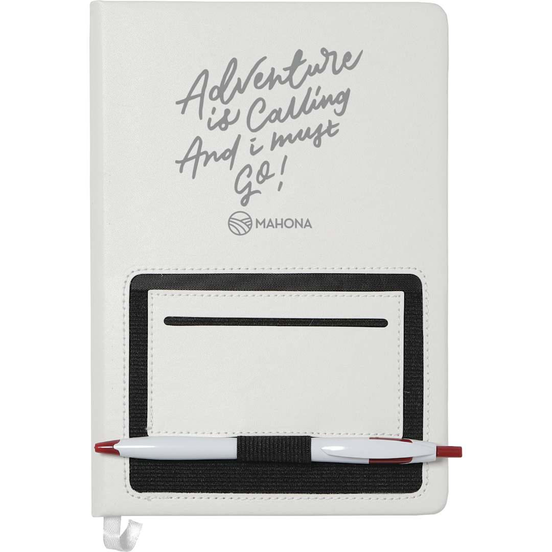 Bullet 6" x 8" Moda Notebook - SM-3500 White