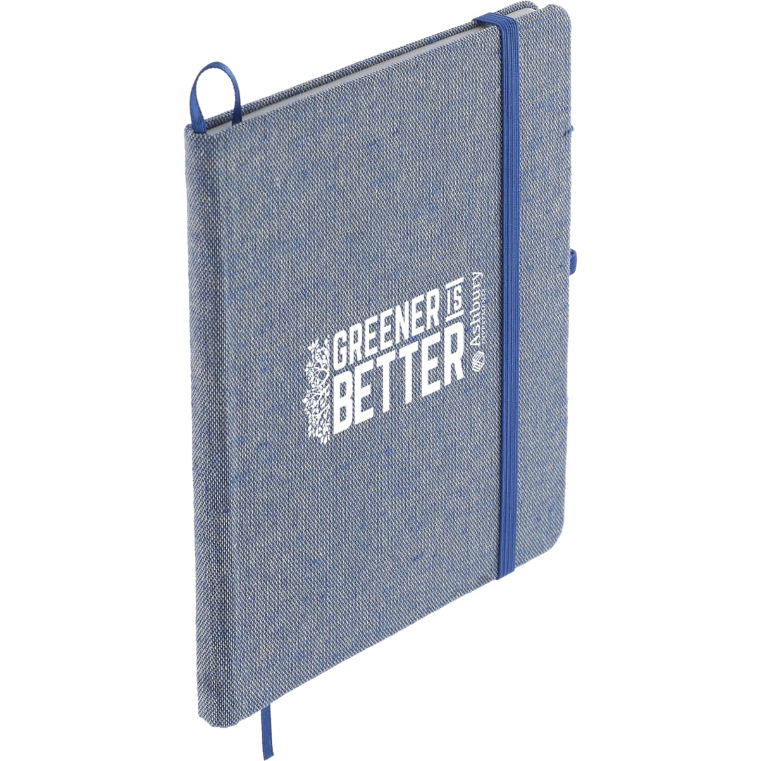 5" x 7" Recycled Cotton Bound Notebook - SM-3556 Blue