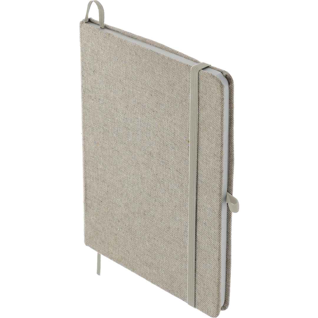 5" x 7" Recycled Cotton Bound Notebook - SM-3556 Natural