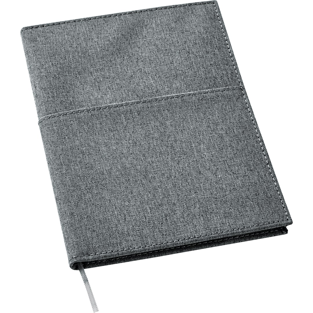  5"x 7" Canvas Pocket Refillable Notebook - SM-3565