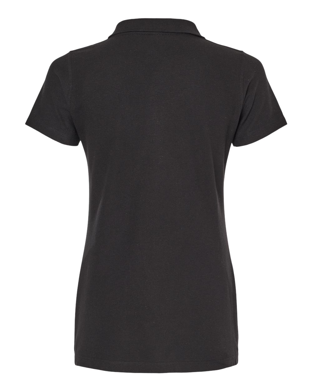 M&O Women's Ringspun Pique Polo - 7600 - 7600M Black