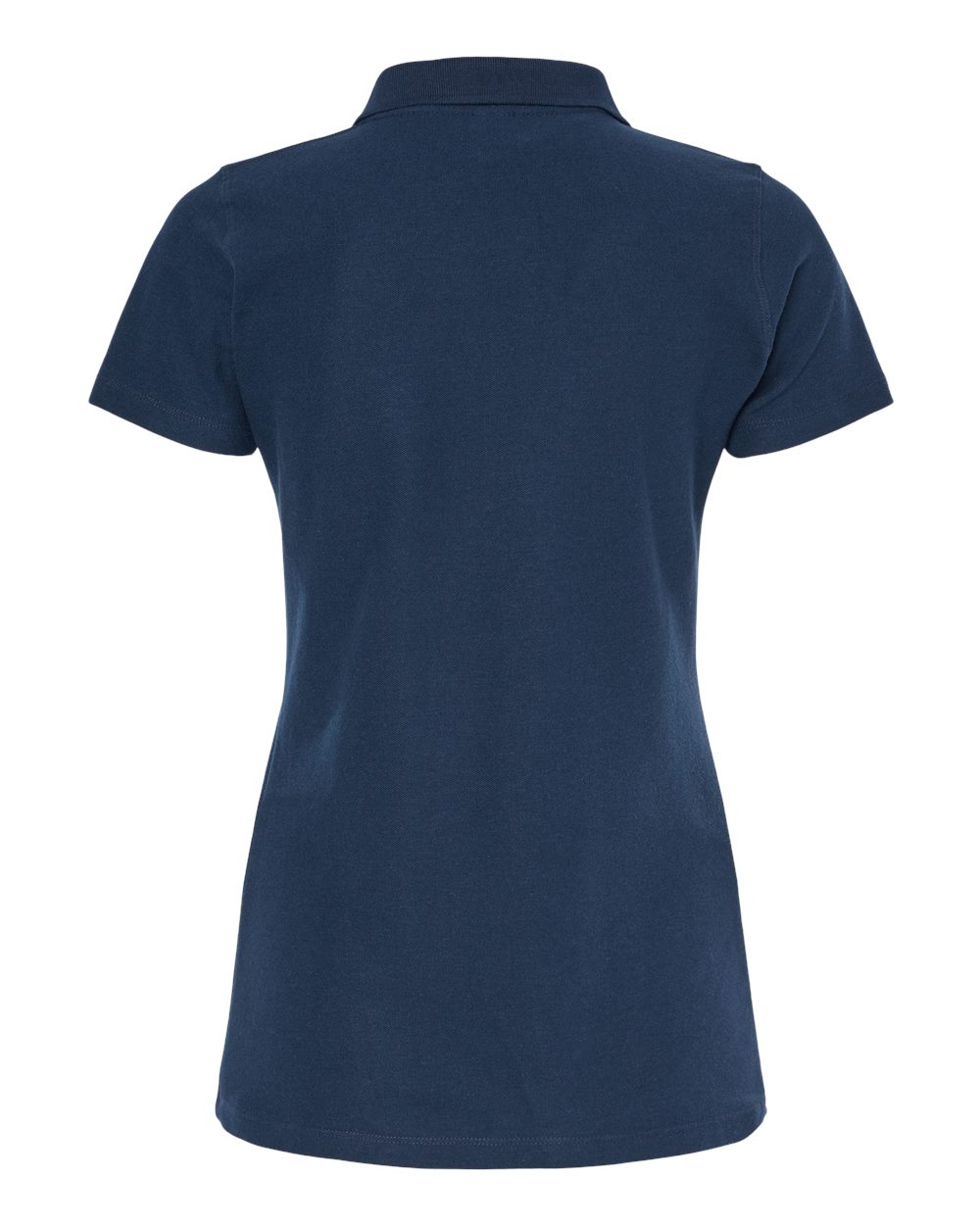 M&O Women's Ringspun Pique Polo - 7600 - 7600M Bright Navy