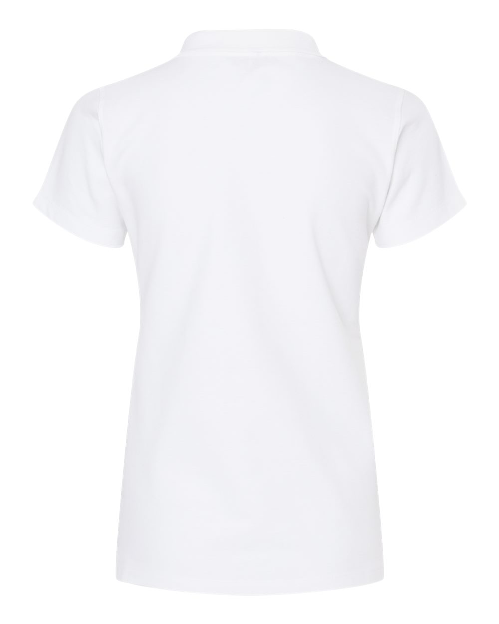 M&O Women's Ringspun Pique Polo - 7600 - 7600M White