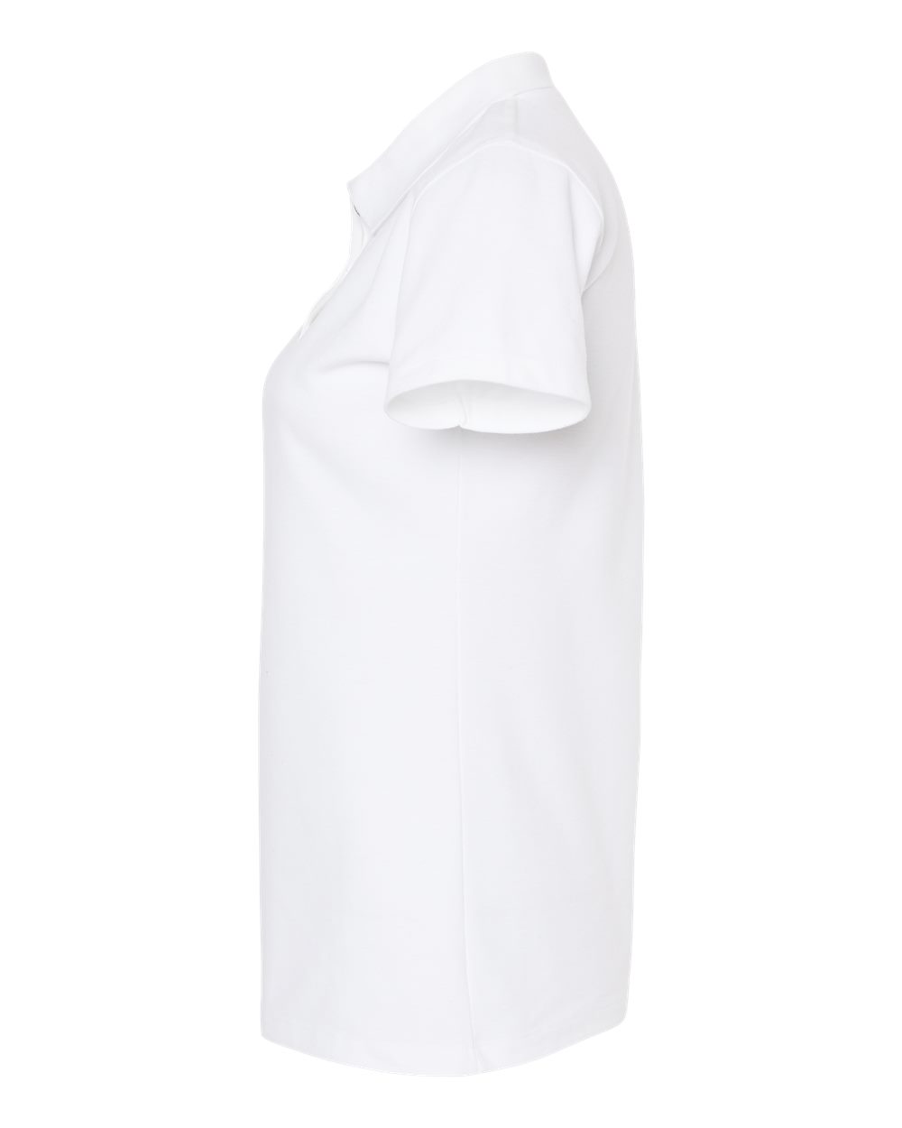 M&O Women's Ringspun Pique Polo - 7600 - 7600M White