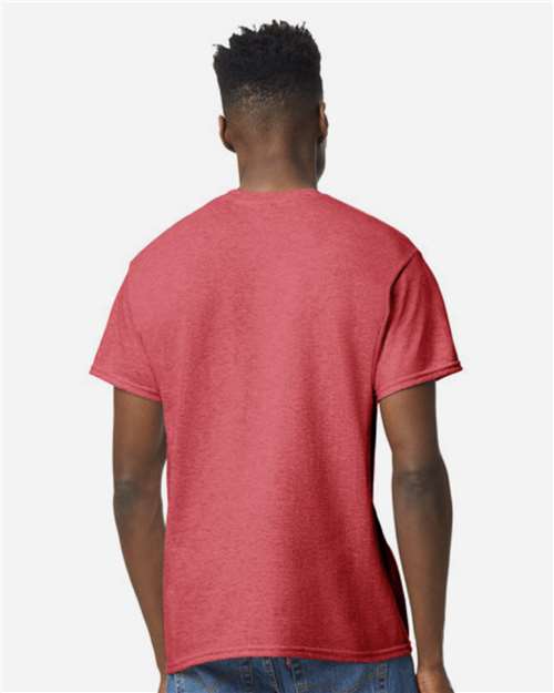 Gildan Unisex DryBlend® T-Shirt - 8000 Heather Scarlet Red