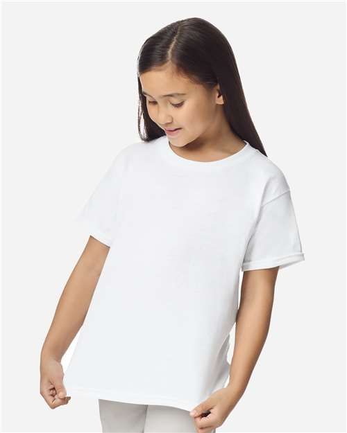 Gildan Youth DryBlend® T-Shirt - 8000B White