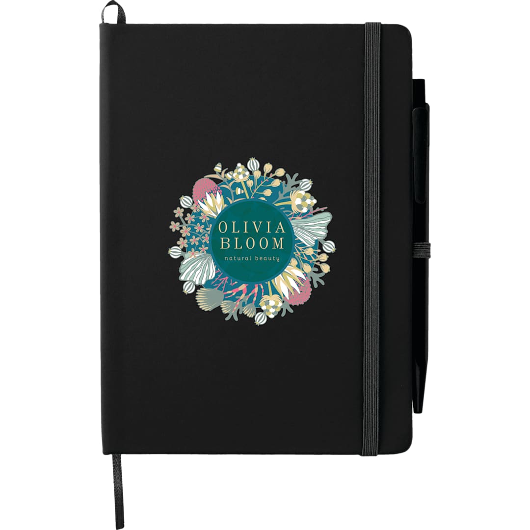 5" x 7" Prime Notebook With Pen - SM-3644 Black