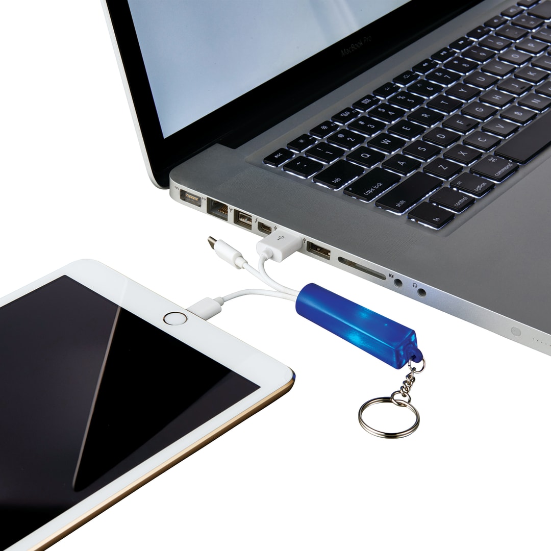 Route Light Up Logo 3-in-1 Cable - SM-3727 Blue