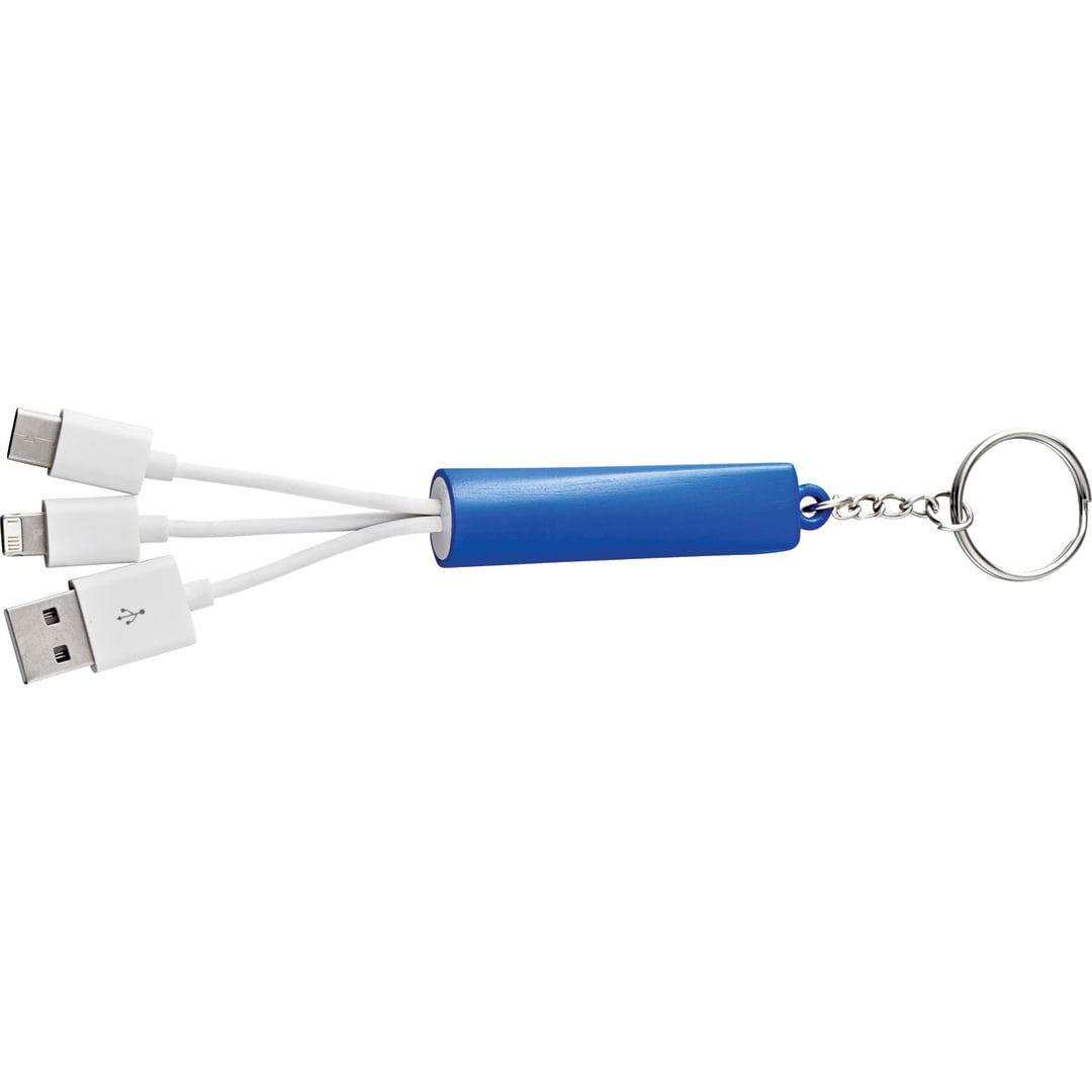 Route Light Up Logo 3-in-1 Cable - SM-3727 Blue